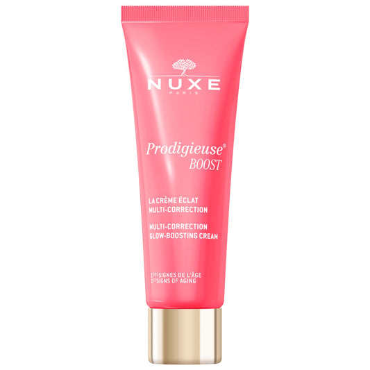 NUXE Prodigieuse Boost Multi-Correction Glow-Boosting Cream with Hyaluronic Acid, Reduces Signs of Aging, 40ml