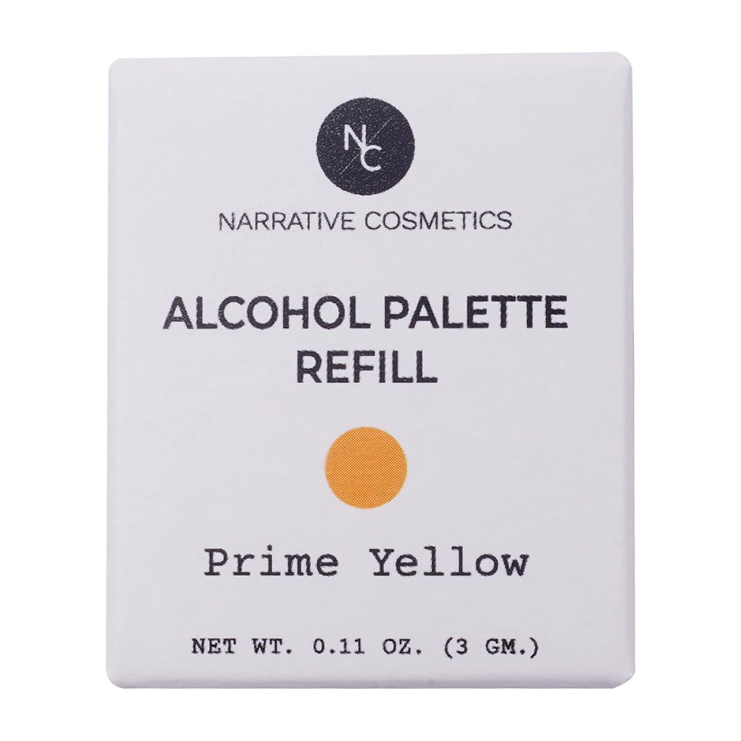 Narrative Cosmetics Alcohol Palette Refill Pans - FX Colors - Prime Yellow