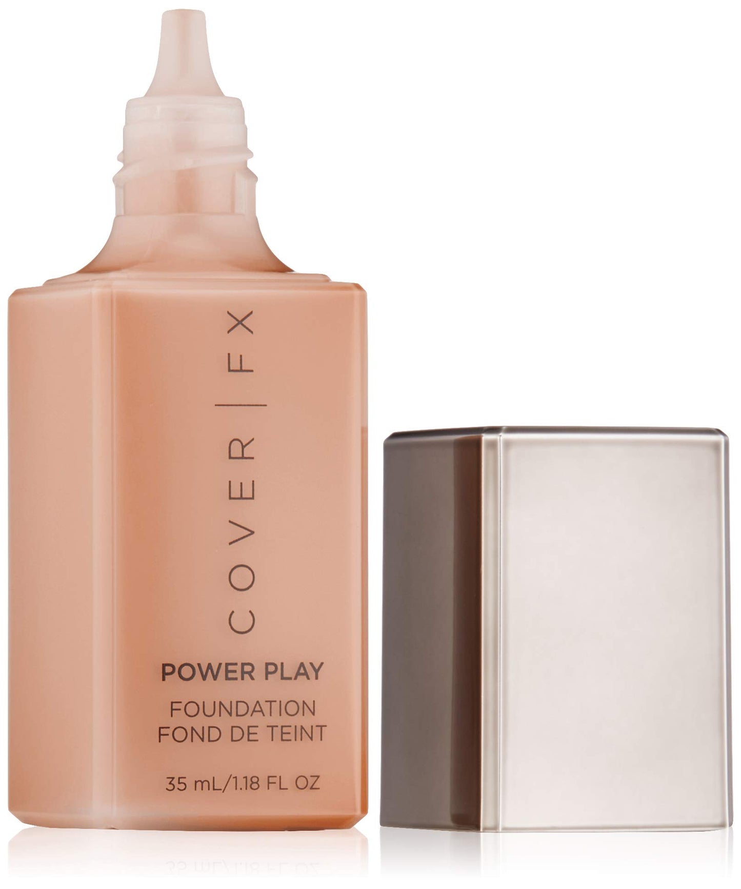 Cover FX Power Play Foundation: Full Coverage, Waterproof, Sweat-proof and Transfer-Proof Liquid Foundation For All Skin Types G100, 1.18 fl. oz.