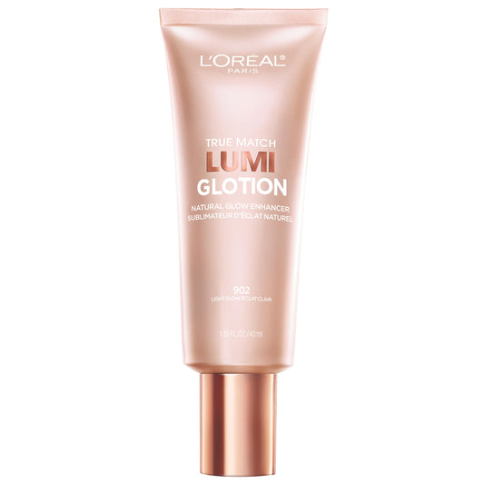 L'Oreal Paris Makeup True Match Lumi Glotion, Natural Glow Enhancer, Illuminator Highlighter Skin Tint, for an All Day Radiant Glow, Light, 1.35 Ounces