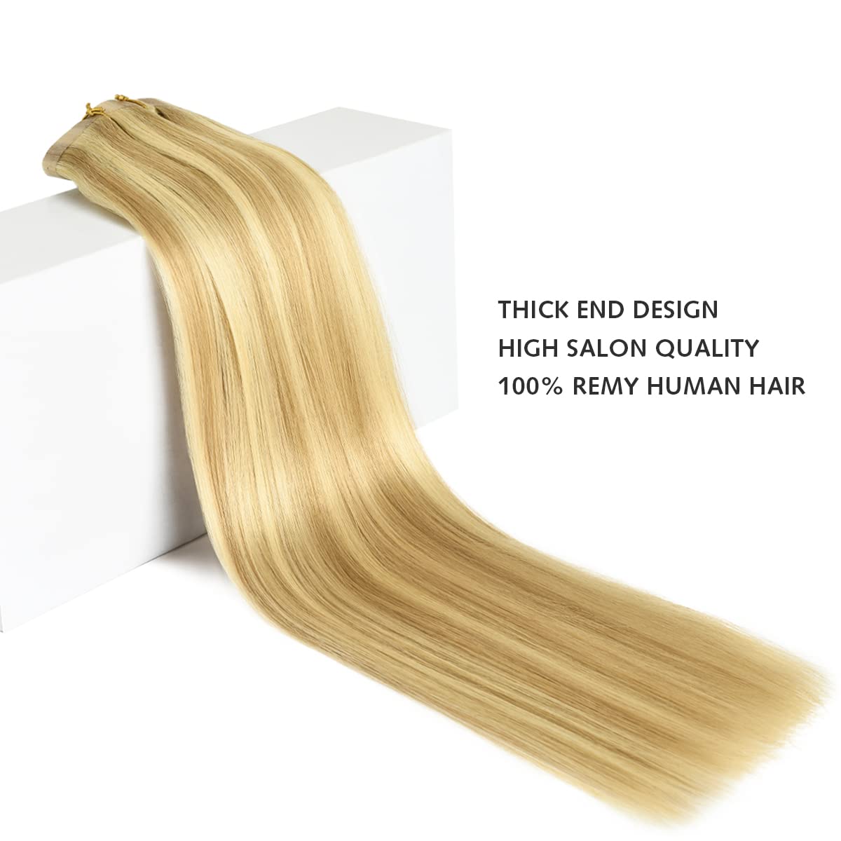 Rose bud Clip In Hair Extensions Real Human Hair Remy 7pcs 16clips SEAMLESS Weft Hair Extensions Human Hair