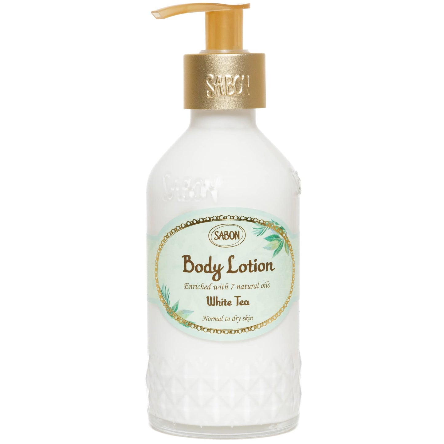 Sabon Body Lotion — White Tea | Ultra-Nourishing, Luxury Lotion for Plump Skin | Fig, Lemon, Jasmine | For All Skin Types | 6.7 Fl Oz