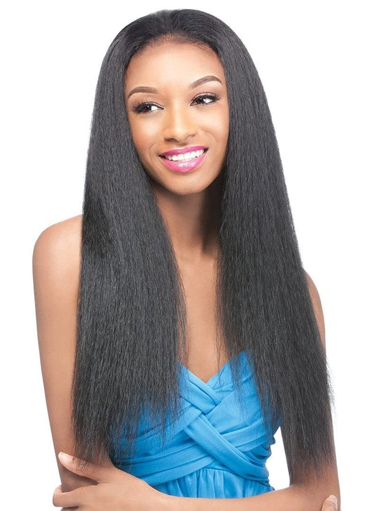 Outre ANNIE 2 (Dark Brown) - QUICK WEAVE SYNTHETIC HAIR HALF WIG LONG YAKY STRAIGHT