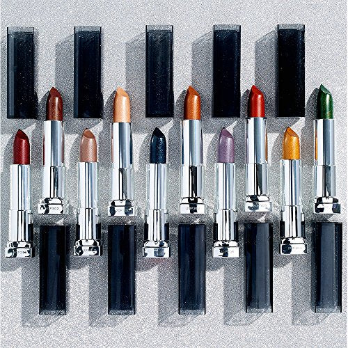 Maybelline New York Color Sensational Dark Silver Lipstick Metallic Lipstick, Gunmetal, 0.15 oz