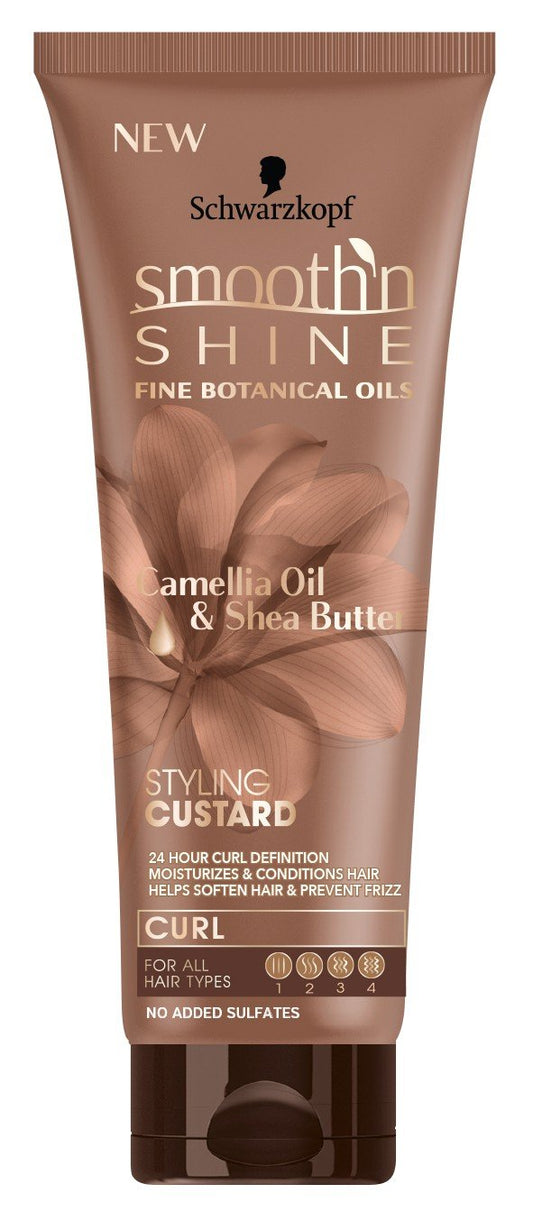 Smooth N Shine Curl Styling Custard 8.5 Ounce (251ml) (2 Pack)