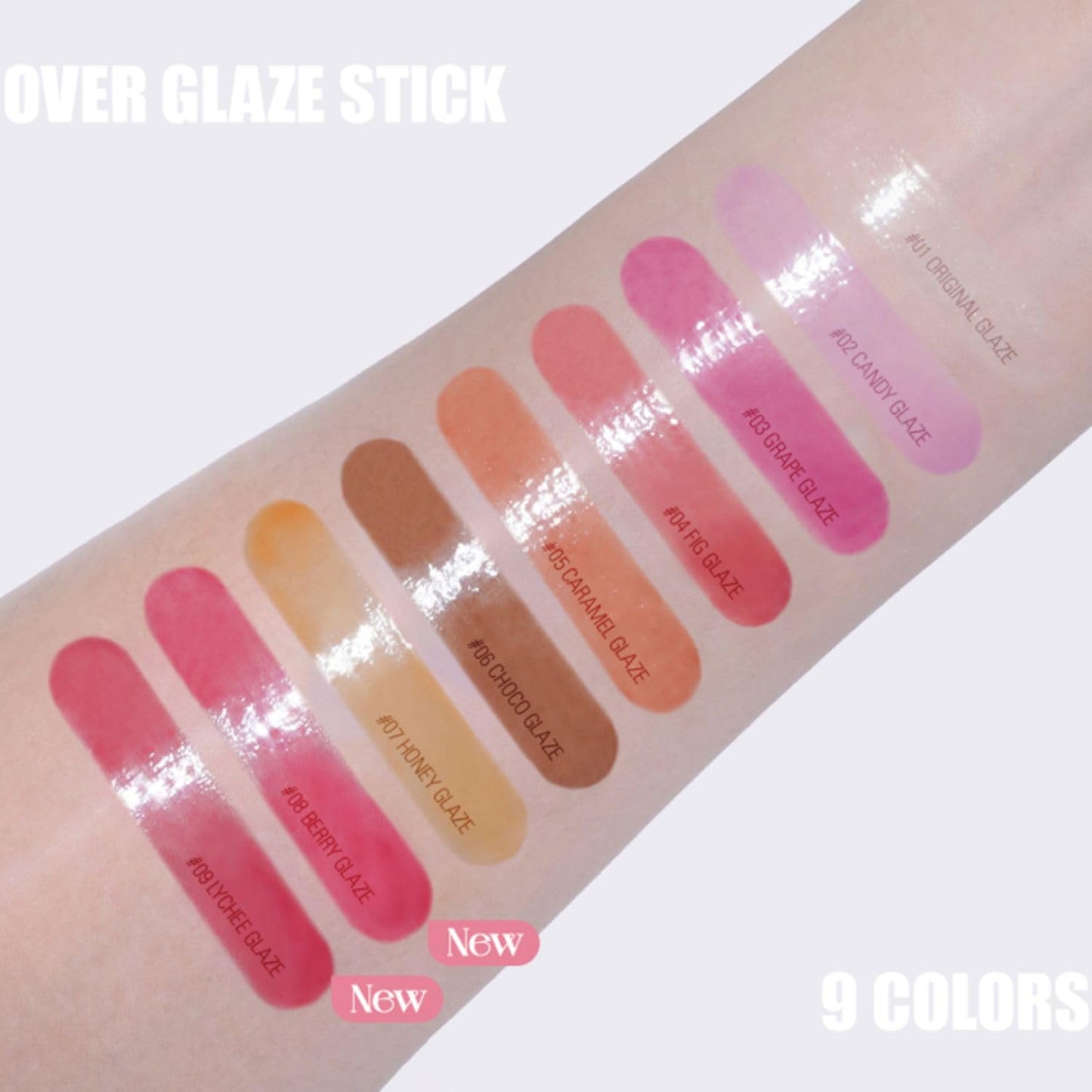 BBIA Over Glaze Stick - Lip Plumping Gloss Melting Balm Lipstick, Intensive Volume Up, High Shine & Glossy, Ultra Watery Moisturizing & Volumizing, Glowy Texture, Korean Lip Makeup (03 GRAPE GLAZE)