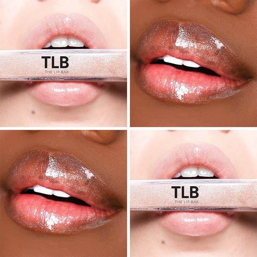 The Lip Bar Vegan Non-Sticky Lip Gloss, with Hydrating Shea Butter for a Lightweight, High Shine Finish, Trophy Wife - Champagne Shimmer