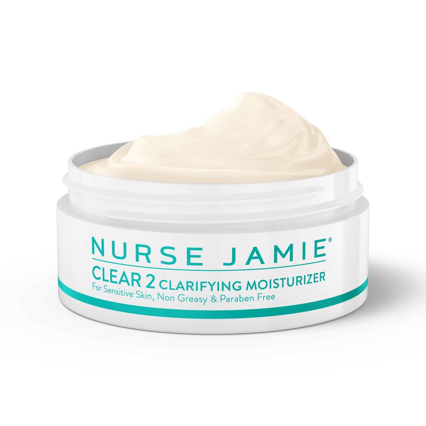 Nurse Jamie Clear 2 Clarifying Moisturizer, Teal Green/White, 1 Oz