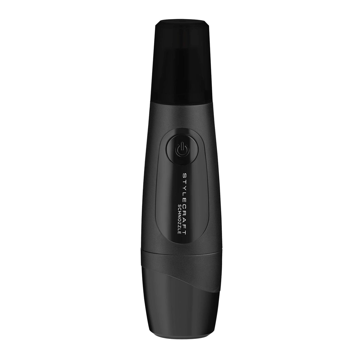 Stylecraft Schnozzle Cordless Nose and Ear Trimmer, Water Resistant, Portable, LED Light, Matte Black