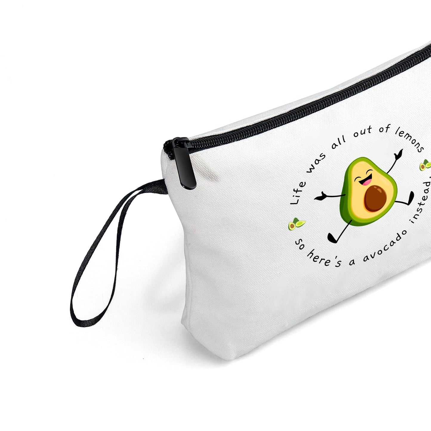 KONSOM Fun Gifts for Women,Inspirational Gifts for Women, Avocado Purse,Avocado Makeup Bag with Mirror,Positivity Gifts,Fun Birthday Gifts for Women,Small Gifts for Women, Sister, Friend, Bff