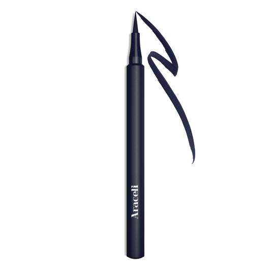 Aracelli Beauty Water Resistant Long-Lasting Eyeliner Pen - Precision Liquid Eye Liner with Smudge-Proof Formula - Easy Glide & Quick Dry - Perfect for Cat Eye & Winged Looks - Blue