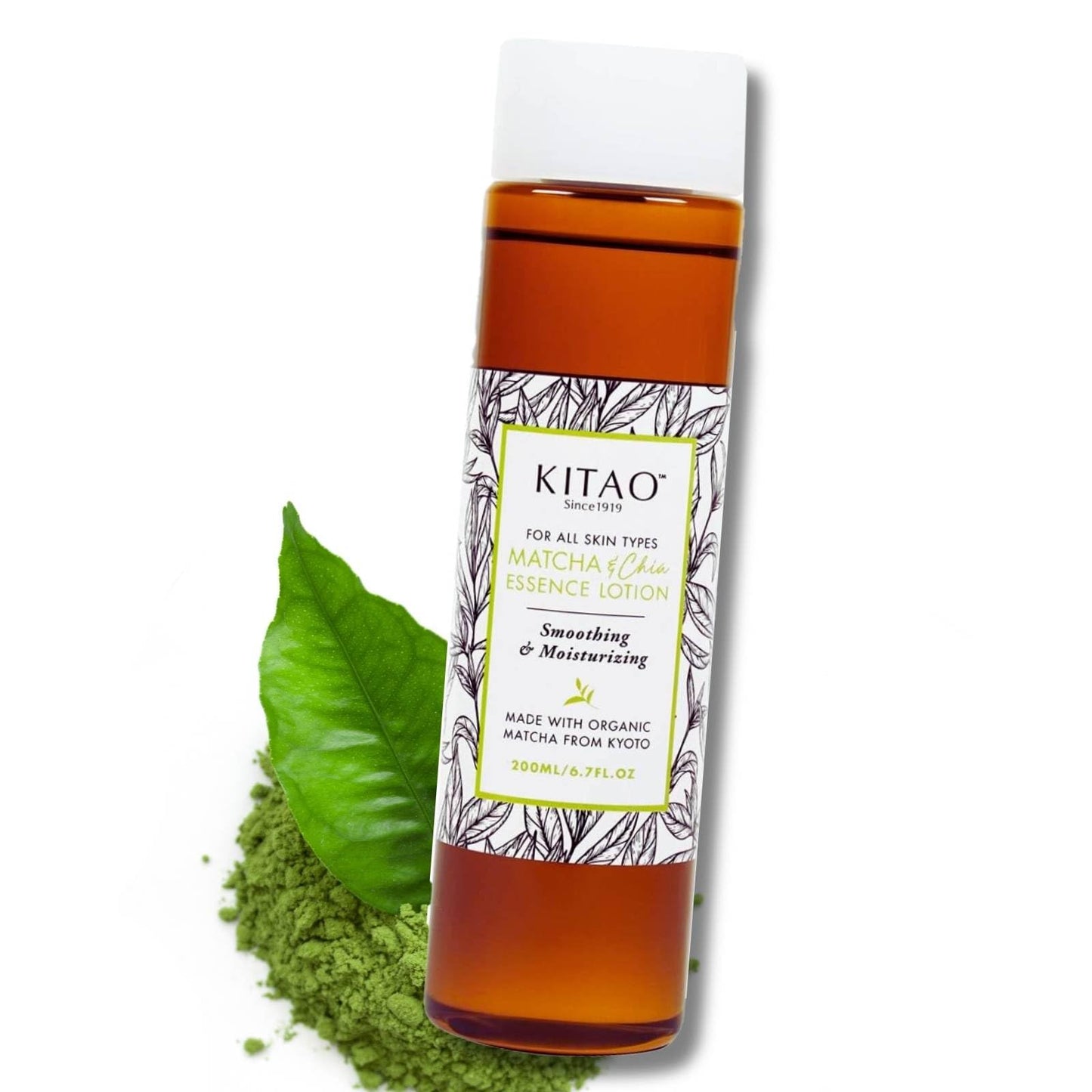 KITAO Hydrating & Moisturizing Face & Body Toner Lotion, Organic 2-in-1 Hydration Facial Body Toner Lotion from Japan, Anti-aging Matcha Moisturizer 6.7 fl oz/ 200ml