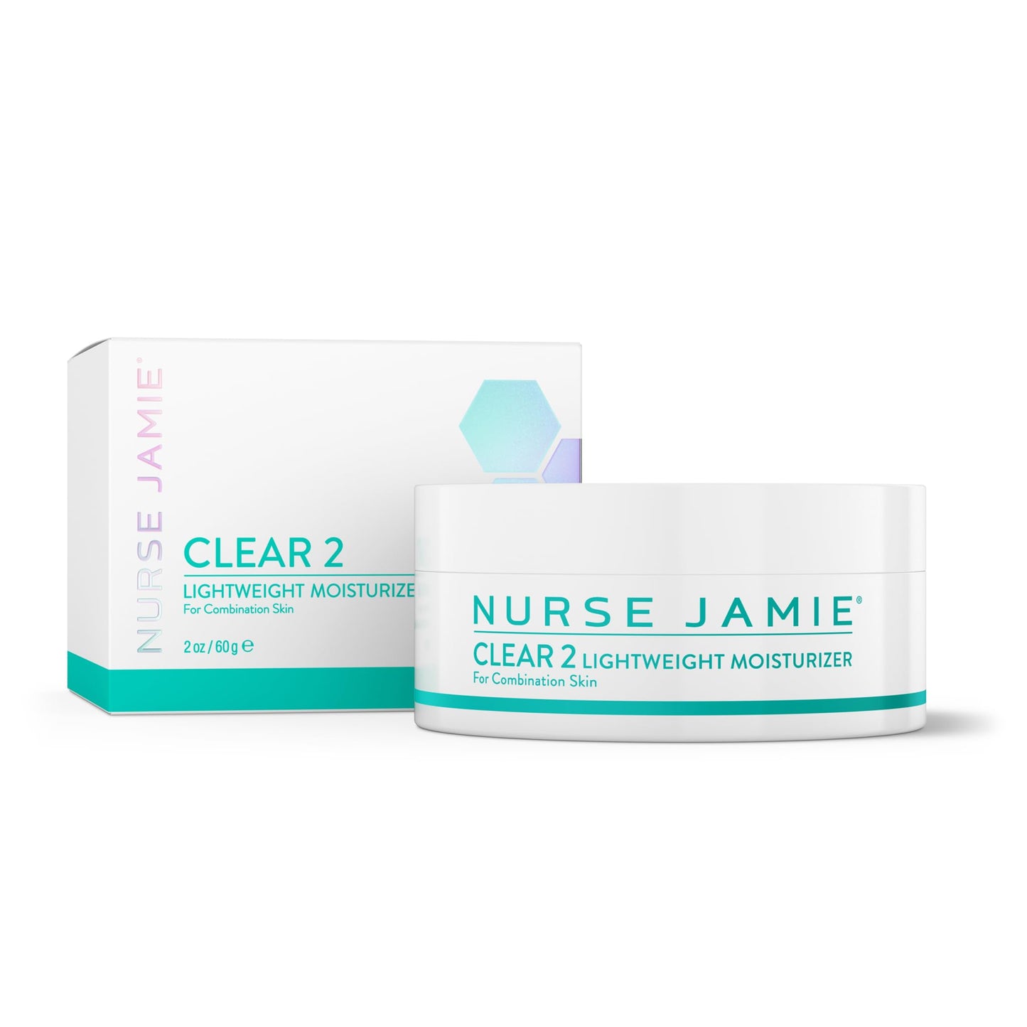 Nurse Jamie Clear 2 Clarifying Moisturizer, Teal Green/White, 1 Oz