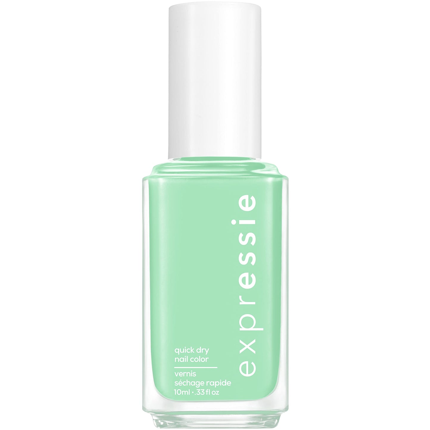 essie expressie, Quick-Dry Nail Polish, 8-Free Vegan, Mint Green, Express To Impress, 0.33 fl oz (Pack of 2)