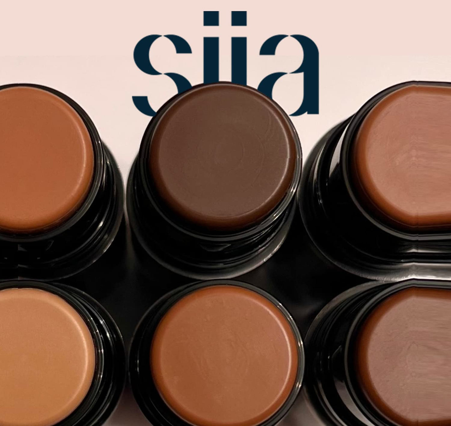 SIIA Cosmetics, Duo Face Sculpting Contour Bronzer Stick, Dual-Use Applicator for Perfect Sculpt & Blend, Natural Finish, 32 Ounce (Coffee)