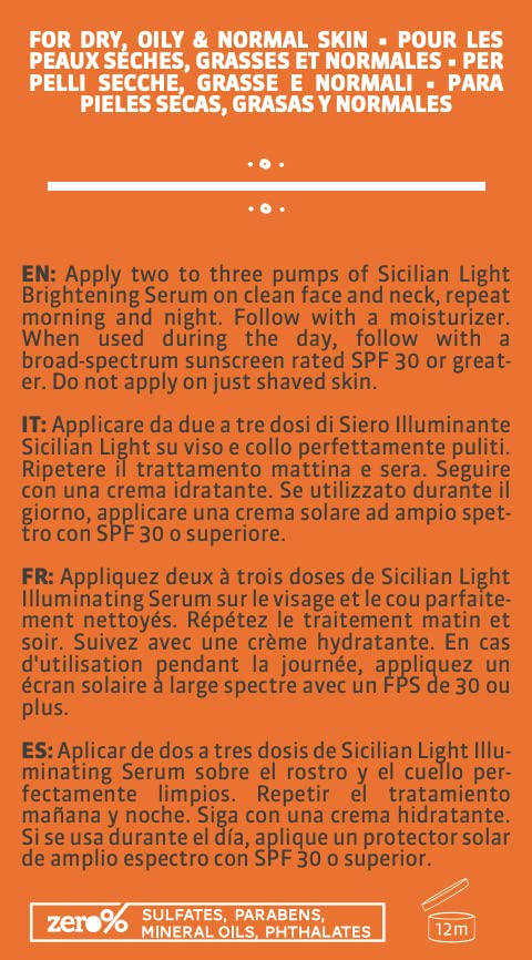 SKIN&CO Roma Sicilian Light Serum, 1 Fl Oz