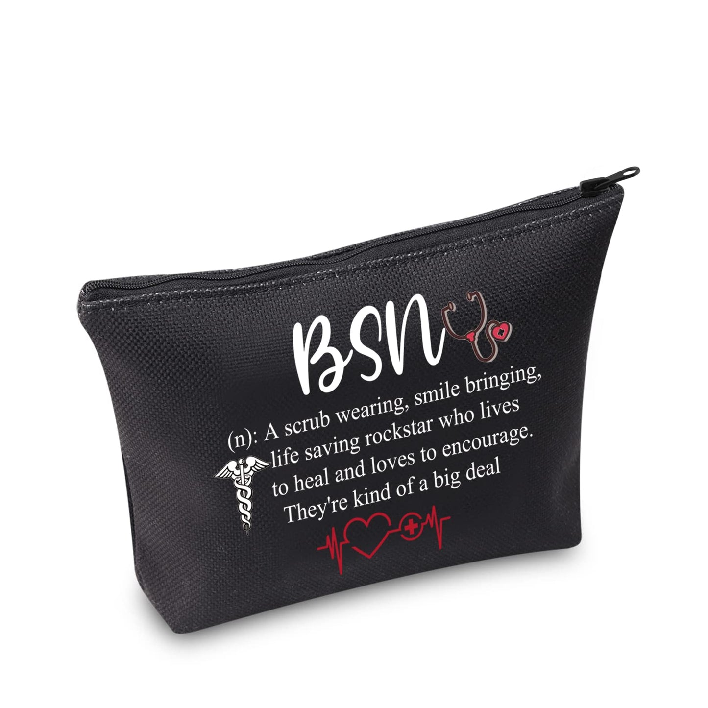 BSN Graduation Gift Cosmetic Makeup Bag for Bachelor of Science in Nursing