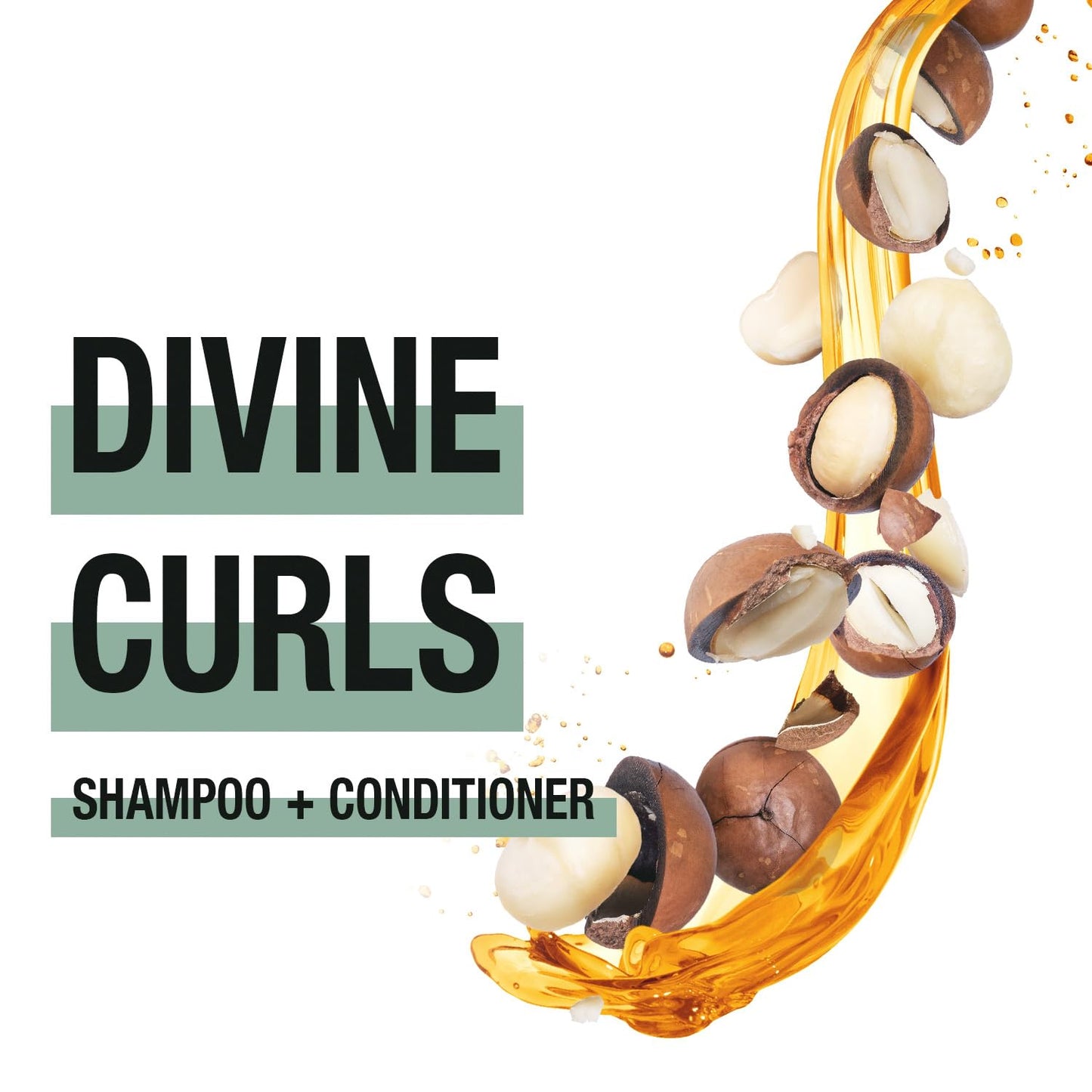 Shampoo and Conditioner - Duo Divine Curls Hair Care Set - Curly Hair Products - 250ml x 2 - Inoar