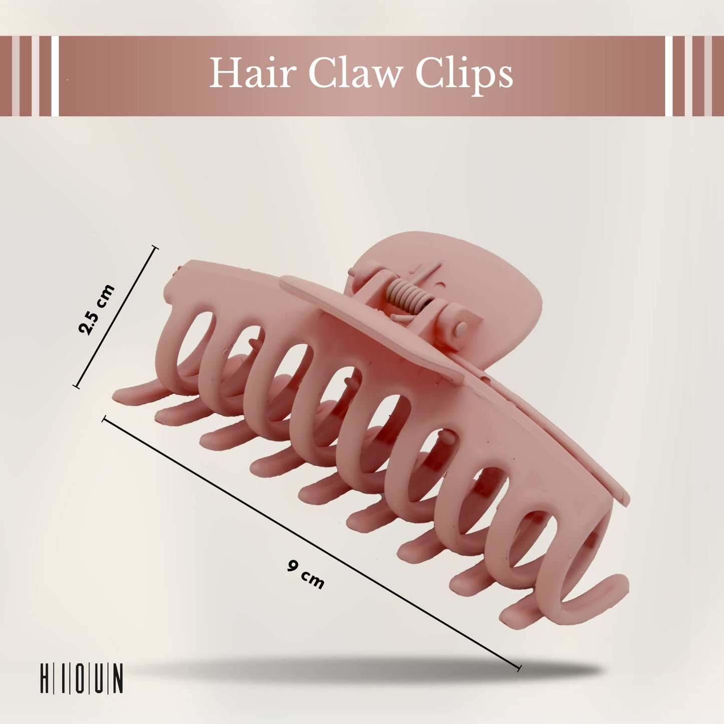 HIOUN Large Hair Clips for Thick Hair – Pack of 7