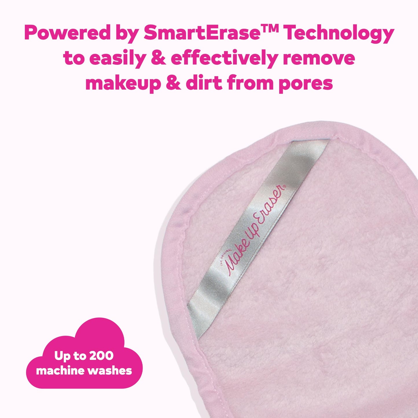 The Original MakeUp Eraser PRO, Effortlessly Remove All Makeup Using Only Water, Including Waterproof Mascara, Eyeliner, Foundation, Lipstick, Sunscreen,and More! Silver Infused, 1ct.