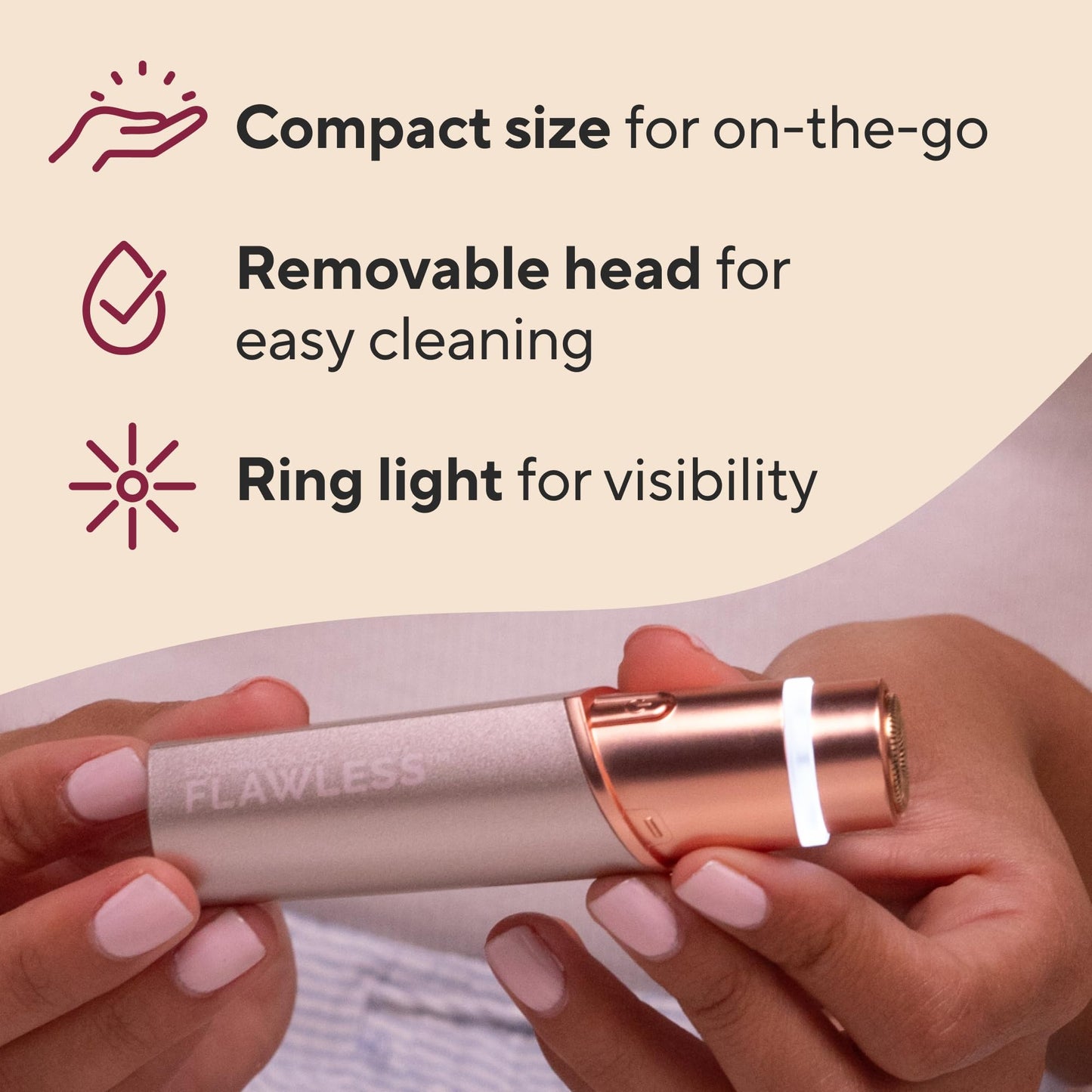 Finishing Touch Flawless Facial Hair Remover for Women