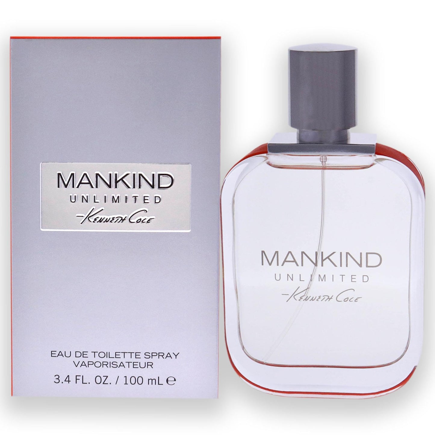 Kenneth Cole Mankind Unlimited Eau de Toilette Cologne for Men, 3.4 Fl Oz