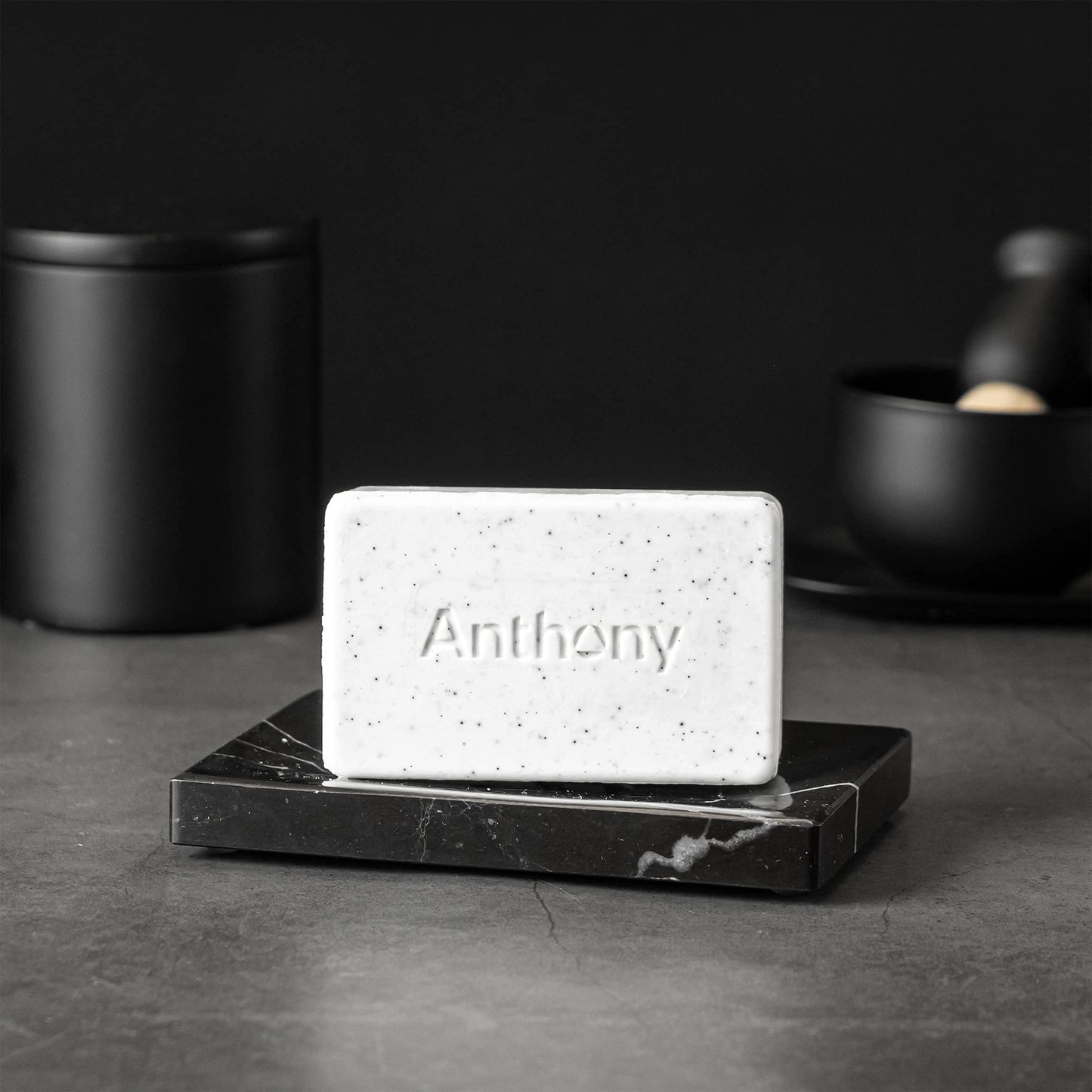 Anthony Mens Soap Bar Exfoliating Soap 5 Oz Witch Hazel Toner for Face Kind Cleansing Water 6.7 Fl Oz