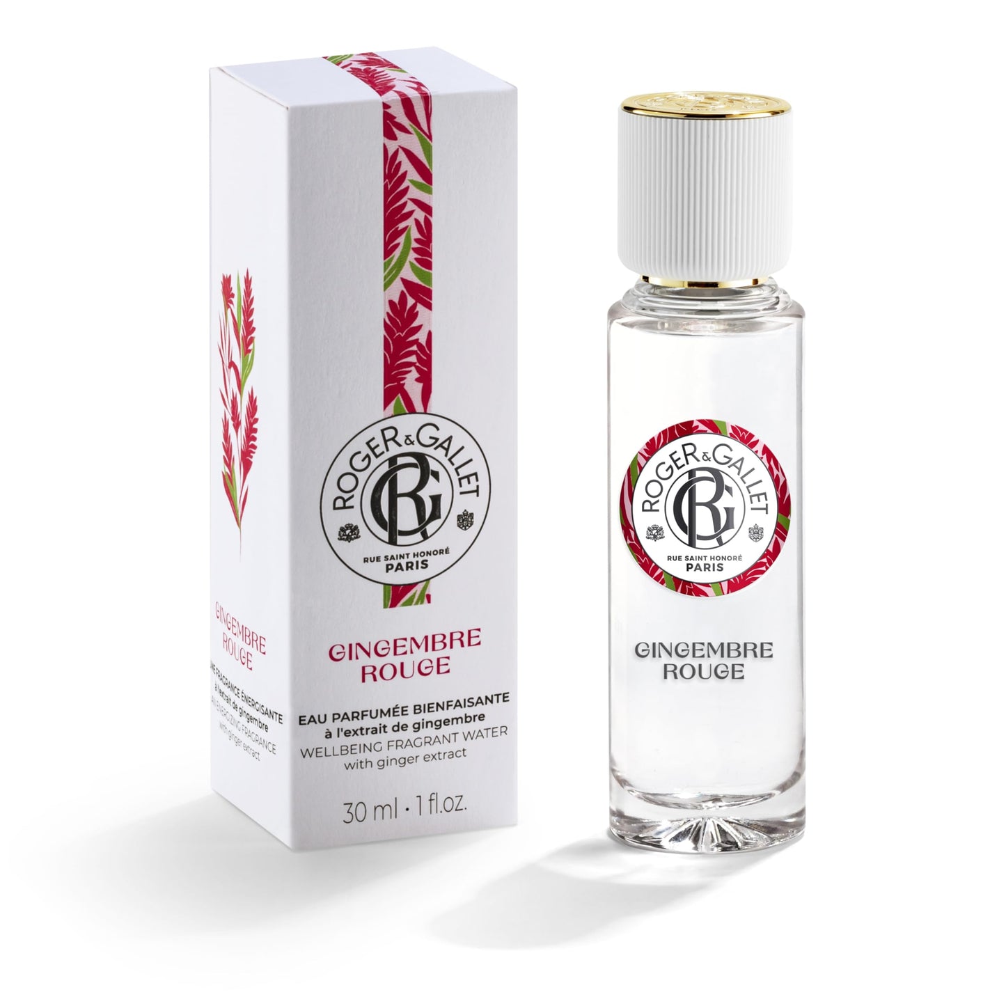 ROGER & GALLET | Fragrant Water Body Spray for Women | Gingembre Rouge - Red Ginger 1 oz