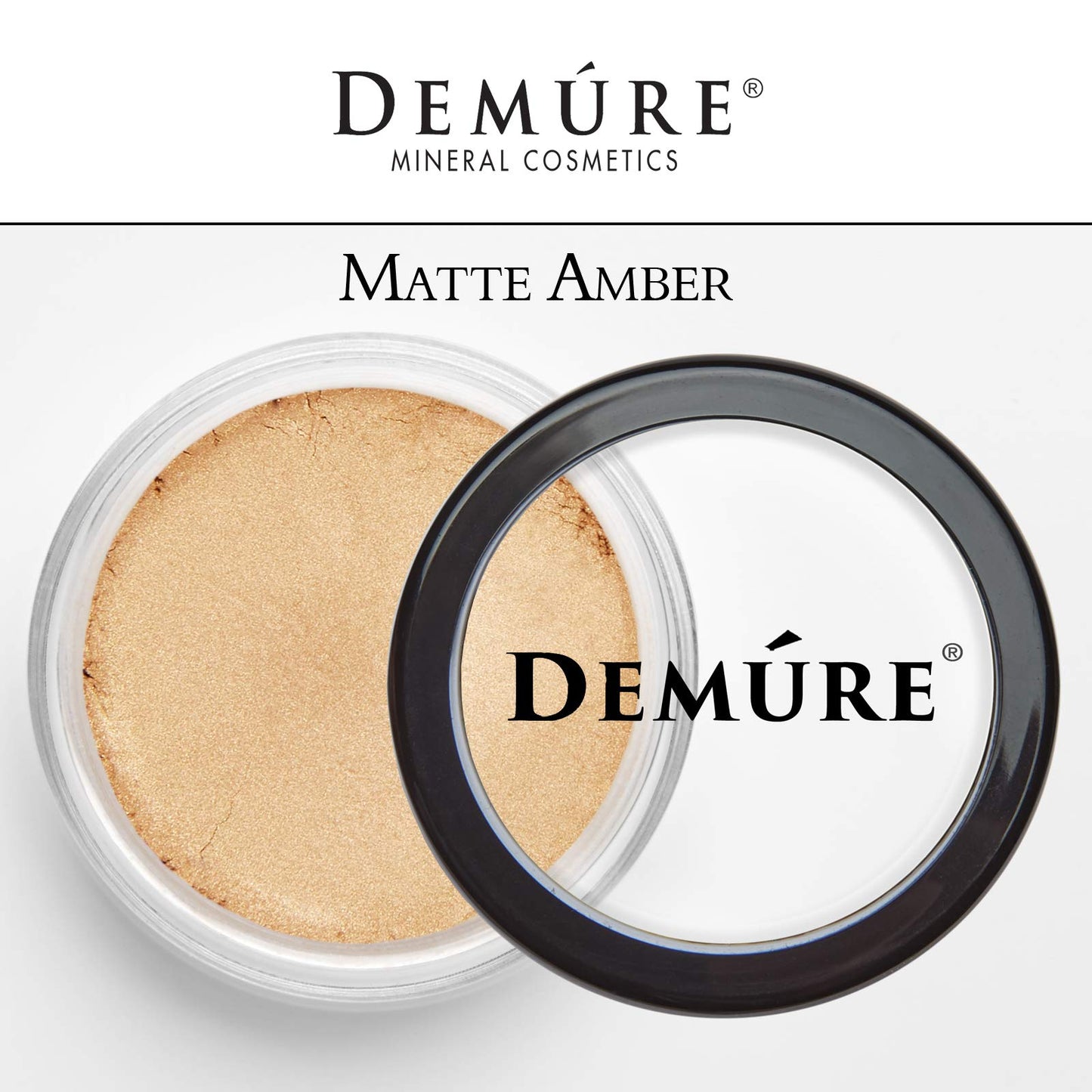 Demure Mineral Make Up (Amber) Eye Shadow, Matte Eyeshadow, Loose Powder, Eye Makeup, Professional Makeup