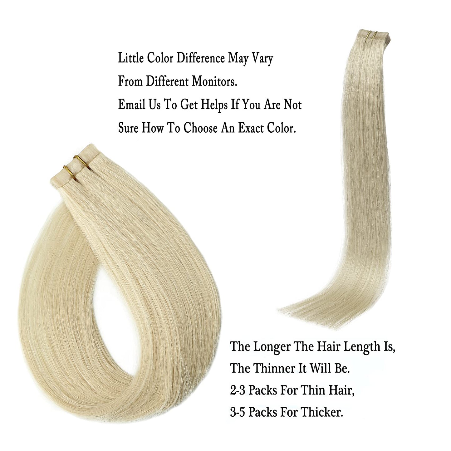 Tape In Human Hair Extensions Remy Human Hair Extensions 22 In #60 Platinum Blonde 22inch 60g 20pcs Invisible Seamless Skin Weft