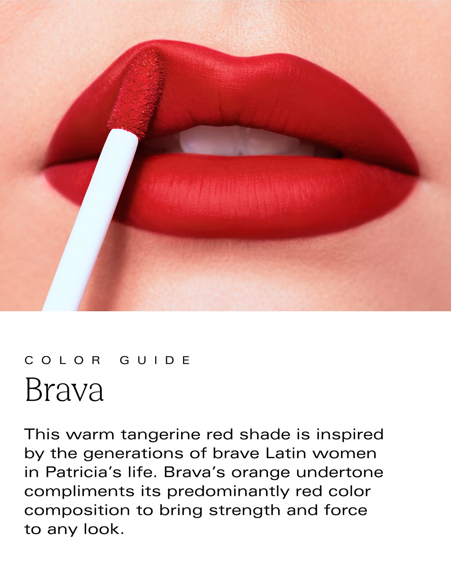 PDL Cosmetics by Patricia De León | Bold Aspirations Liquid Lipstick (Brava) | Highly Pigmented Smooth Matte Finish | Warm Red Tone | Long Lasting, Non-Transfer, Hydrating Formula | Vegan | Cruelty-Free | .14 fl oz