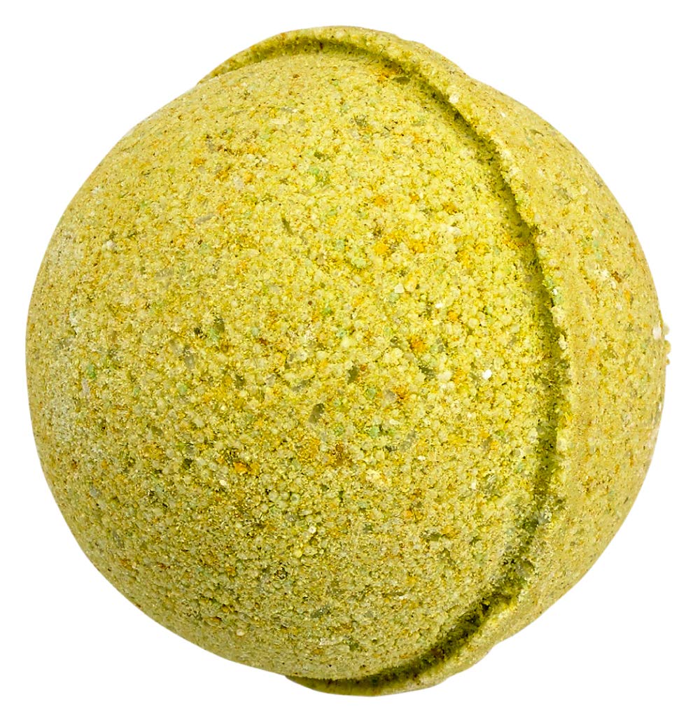 Fabulous Frannie Lemon Bergamot Natural, Handmade Bath Bomb Set, Rich in Essential Oil, Mineral Salt, Coconut Oil, Witch Hazel, Fizzies to Moisturize Skin 2.5oz (Pack of 1)