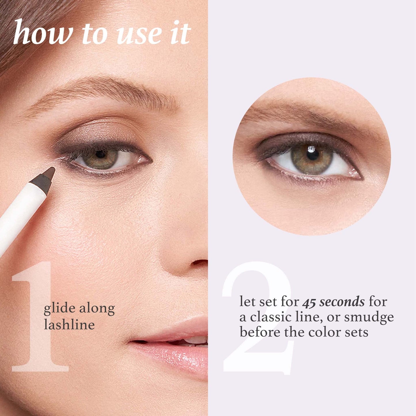 Julep When Pencil Met Gel Sharpenable Multi-Use Longwear Eyeliner Pencil - White Matte - Transfer-Proof - High Performance Liner