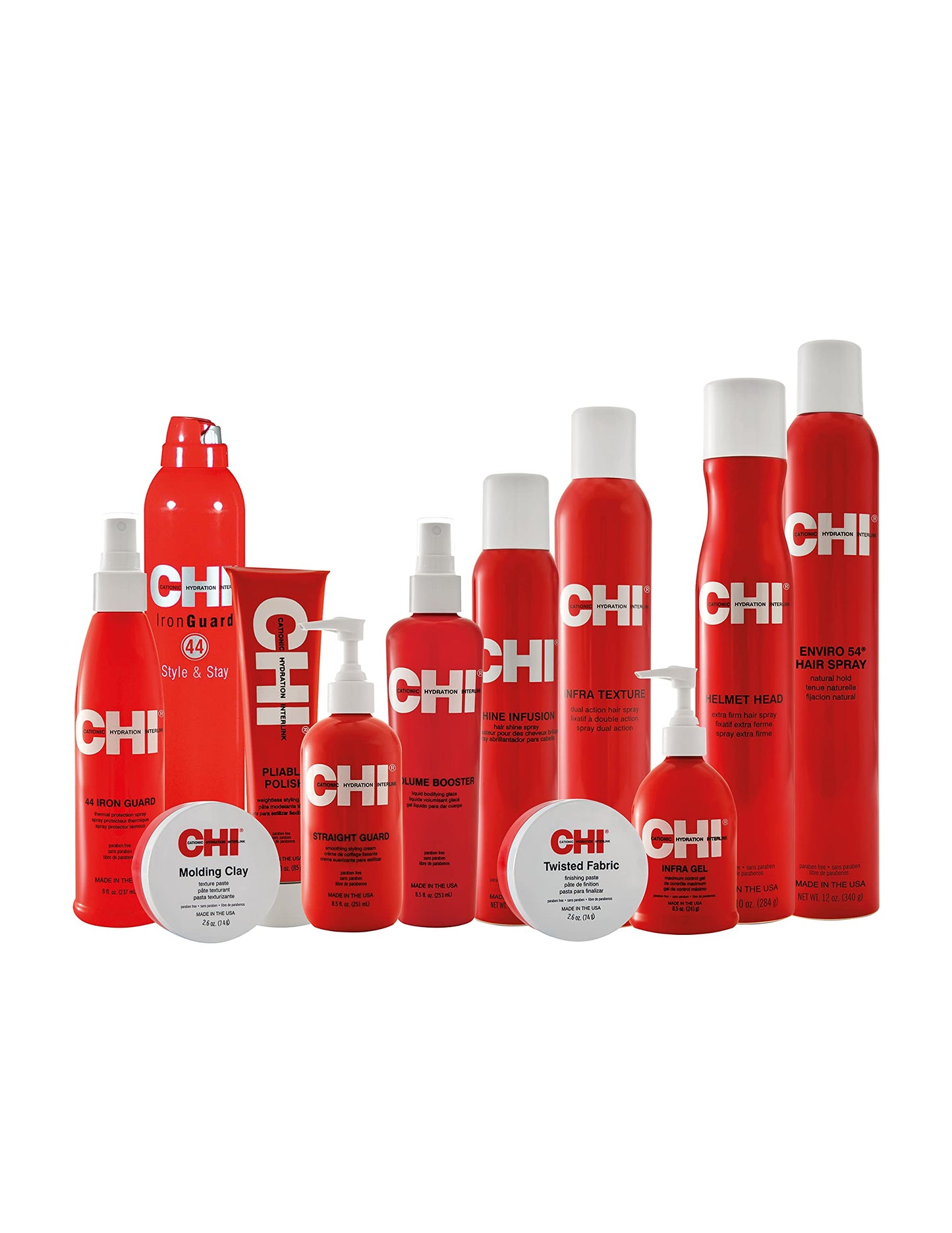 CHI Shine Infusion Hair shine spray, 5.3 Oz & Volume Booster Liquid Bodifying Glaze,8 FL Oz