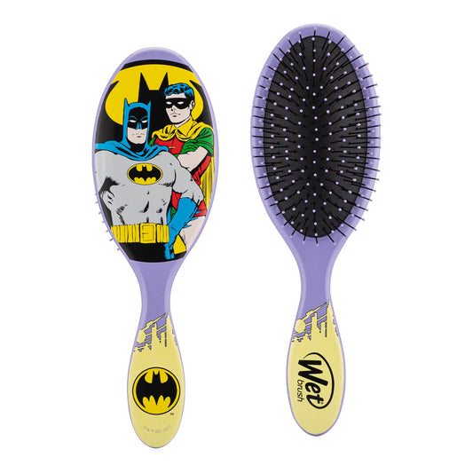 Wet Brush Original Detangler Hair Brush - Justice League (Batman & Robin) - Comb for Women, Men and Kids - Wet or Dry - Natural, Straight, Thick and Curly Hair - Pain-Free for All Hair Types