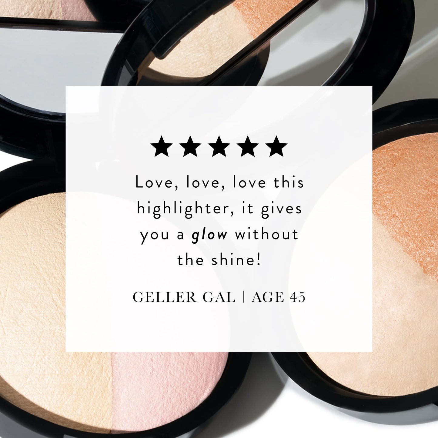 LAURA GELLER NEW YORK Baked Highlighter Low Glow Illuminator - French Vanilla/Portofino + Spackle Super-Size Skin Perfecting Makeup Primer with Hyaluronic Acid - Champagne Glow