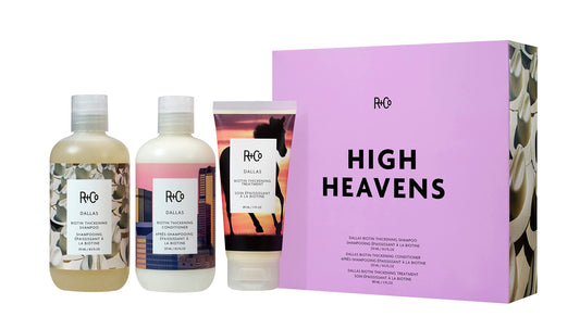 R+Co 3-Step Hair Thickening Kit | High Heavens | Dallas Biotin Shampoo and Conditioner Set + Biotin Thickening Treatment | Vegan + Cruelty-Free |