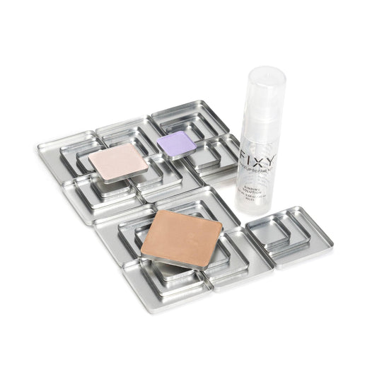 FIXY Broken Makeup Ultimate Refill Kit with Makeup Binder and Empty Makeup Square Pans