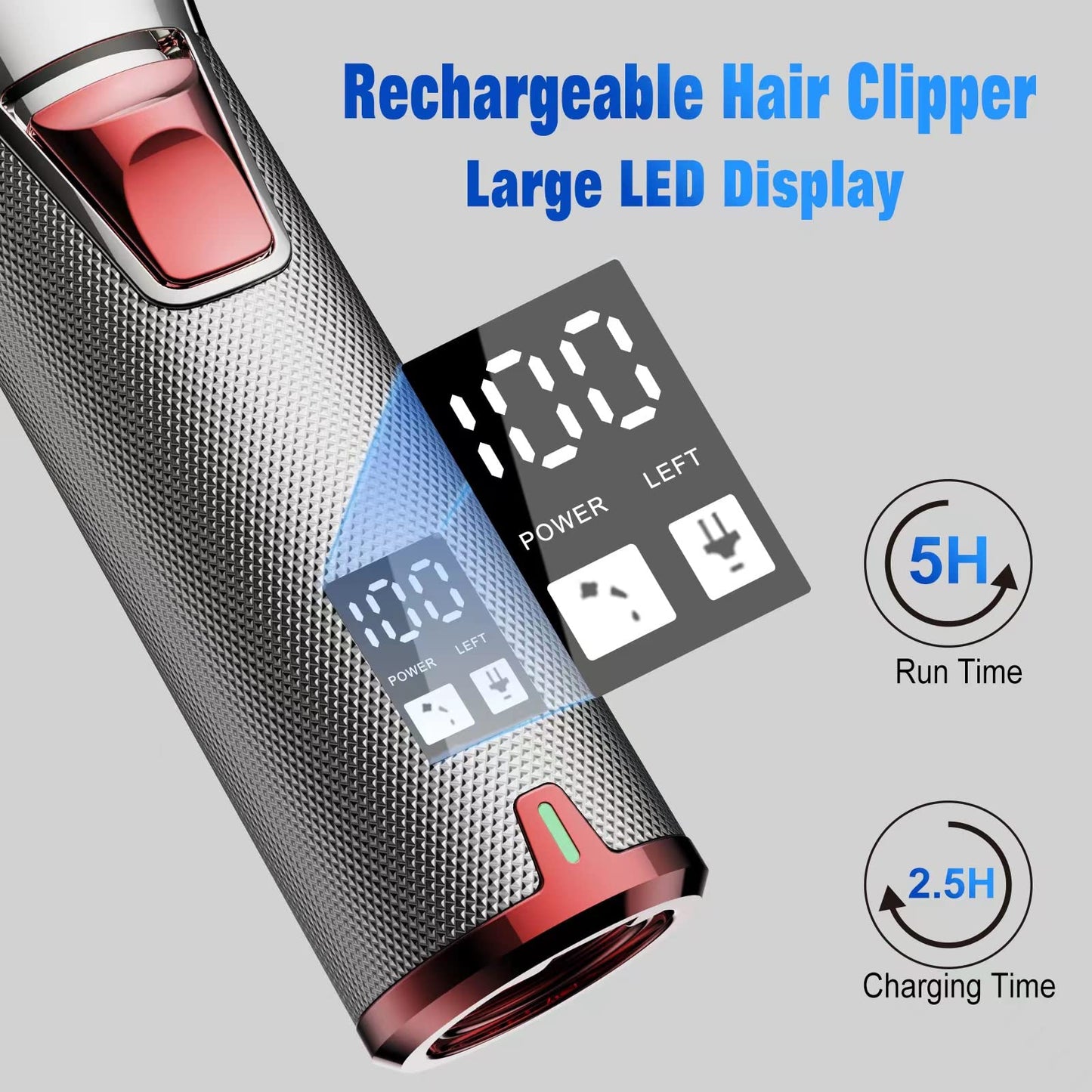 FADEKING® Professional Hair Clippers for Men + All in One Beard Trimmer for Men IPX7 Waterproof, Cordless Clippers and Trimmers Set