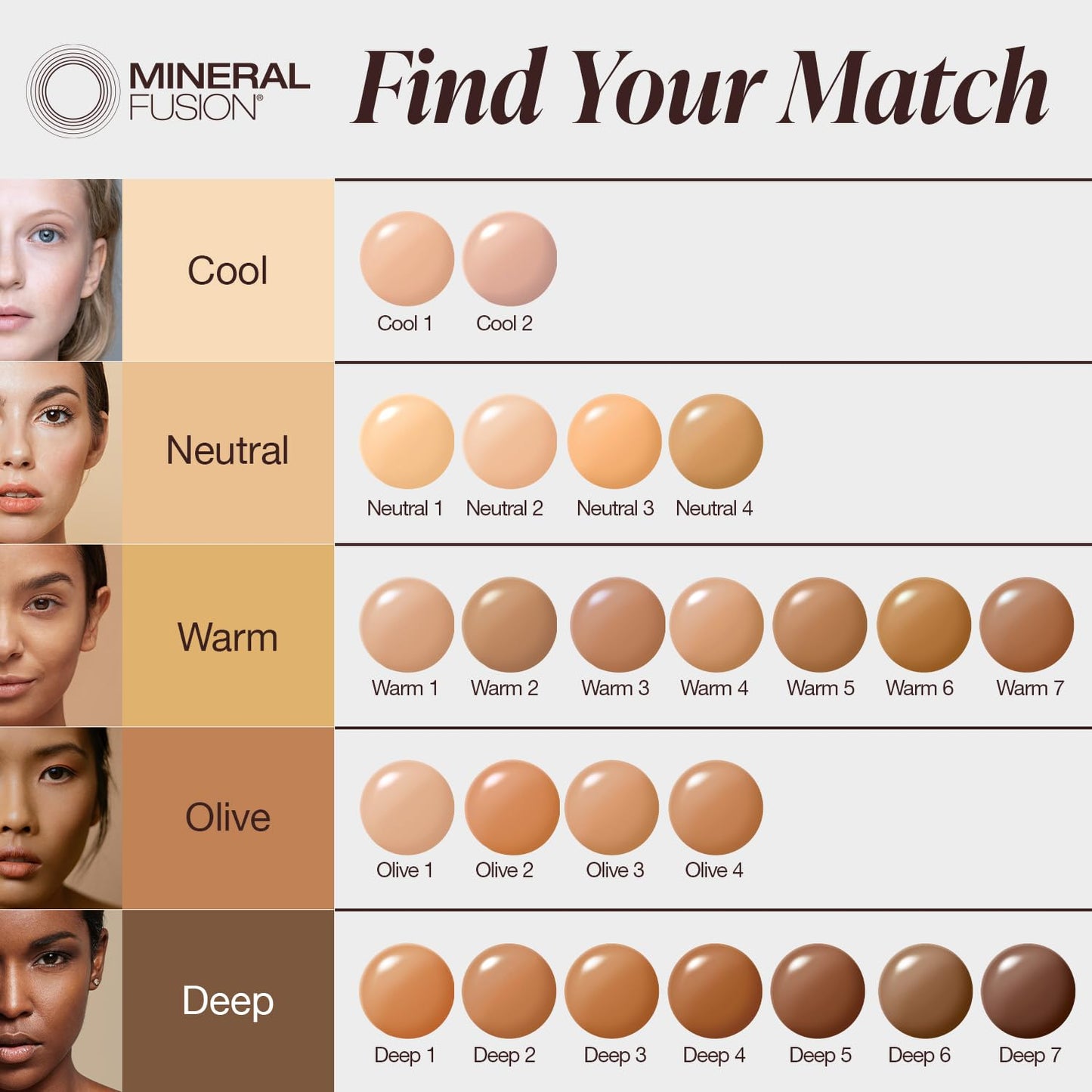 Mineral Fusion Full Coverage Foundation, Liquid Foundation - Deep 2- Tan Complexion w/Golden Undertones, Lightweight Matte Finish, Up to 12 Hr Hydration, Hypoallergenic & Vegan, 1 fl. oz (Pack of 2)