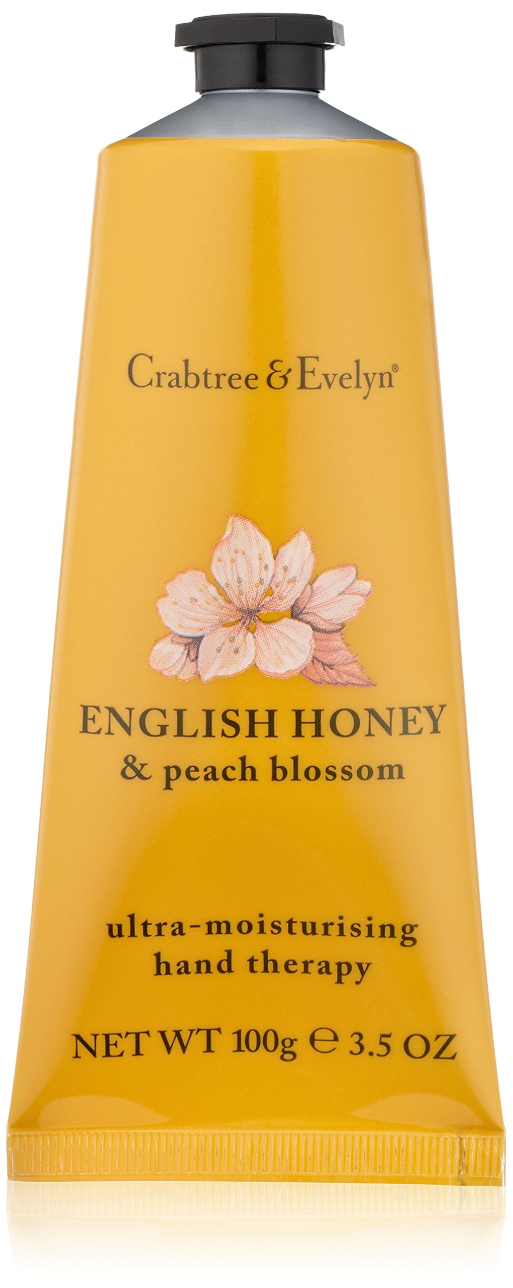 Crabtree & Evelyn Ultra-Moisturising Hand Therapy, English Honey And Peach Blossom, 3.5 oz