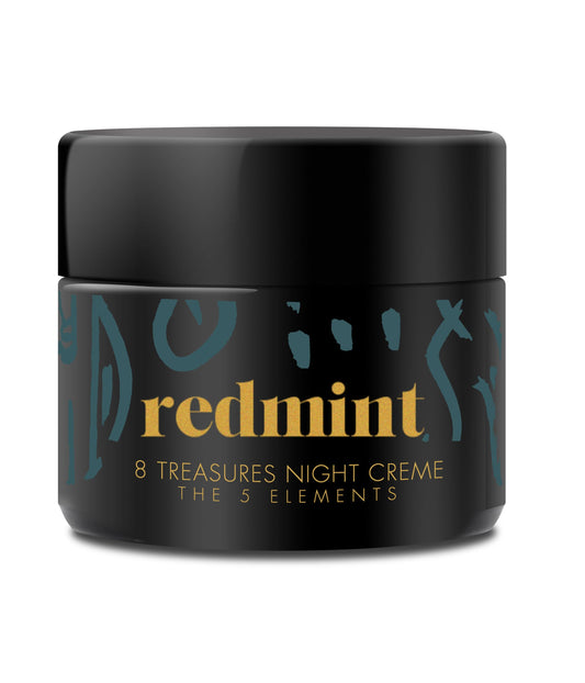 Redmint Night Cream Rooted In Ancient TCM Wisdom | Overnight Face Cream To Hydrate And Revive For A Radiant And Healthy-Looking Skin | For All Skin Types | 30 ml