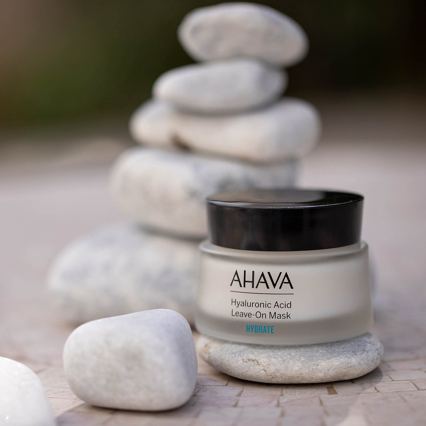 AHAVA Hyaluronic Acid Leave-On Mask - Rich hydrating mask to replenish hydration, softens, smoothness & prevents moisture loss, with Osmoter, Hyaluronic Acid & ATPeptides, 1.7 Fl.Oz