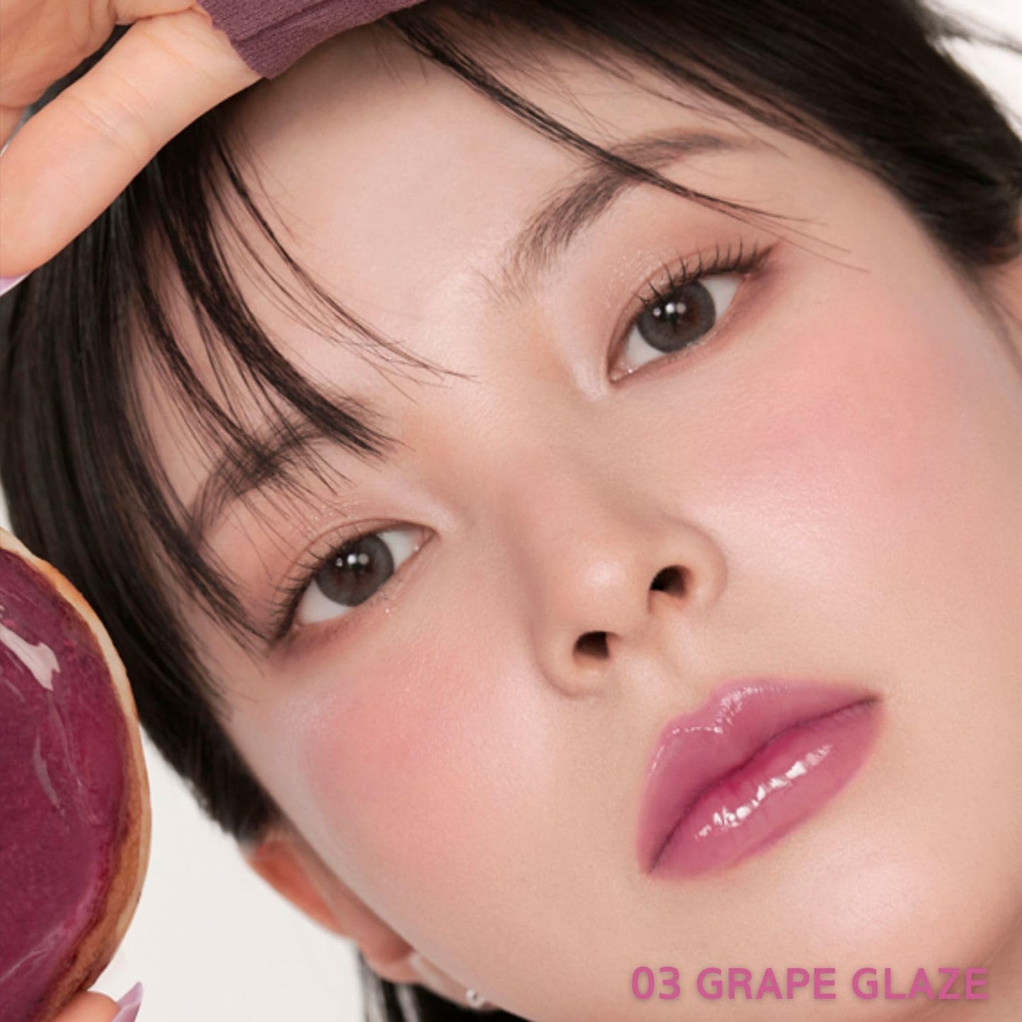 BBIA Over Glaze Stick - Lip Plumping Gloss Melting Balm Lipstick, Intensive Volume Up, High Shine & Glossy, Ultra Watery Moisturizing & Volumizing, Glowy Texture, Korean Lip Makeup (03 GRAPE GLAZE)