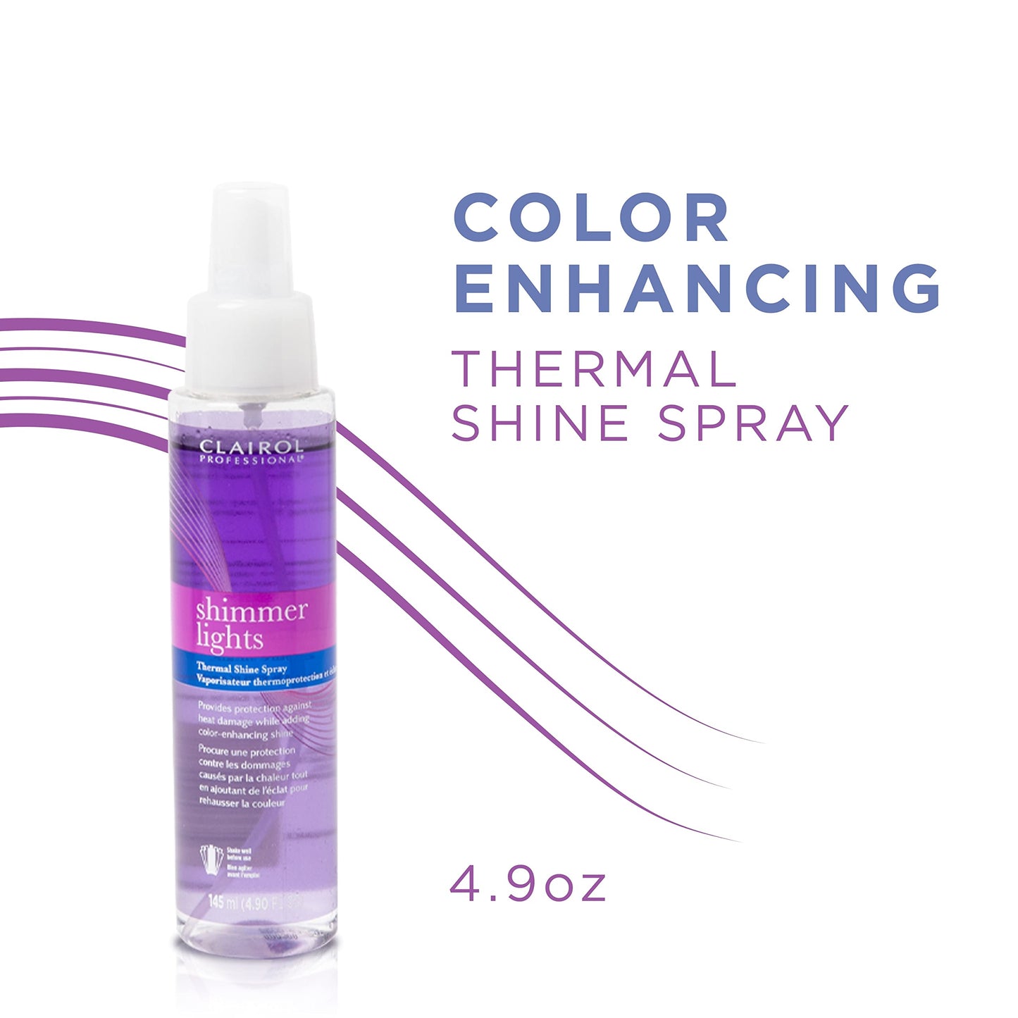 Clairol Professional Shimmer Lights Thermal Shine Spray, 4.9 oz