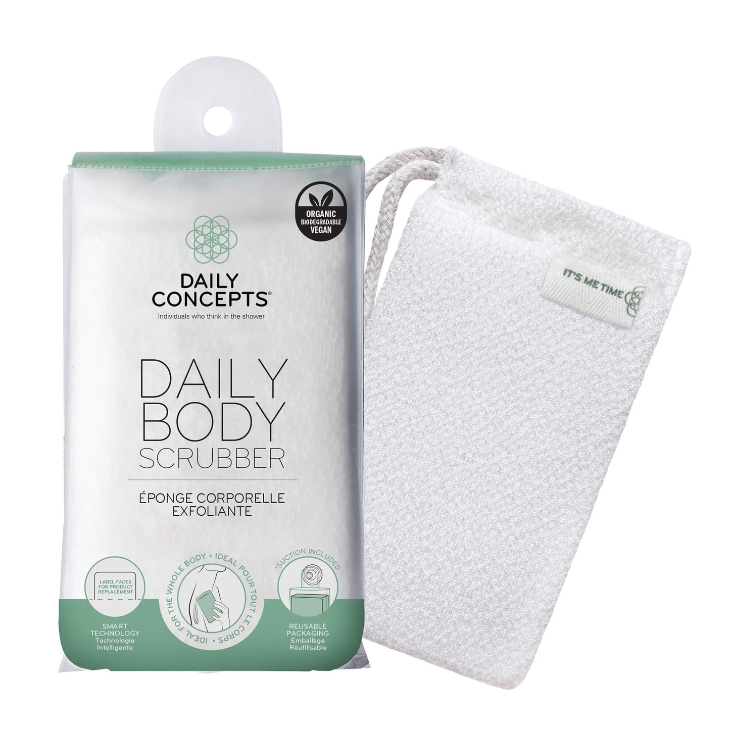 Daily Body Scrubber - Daily Facial Micro Scrubber - Daily Stretch Wash Cloth