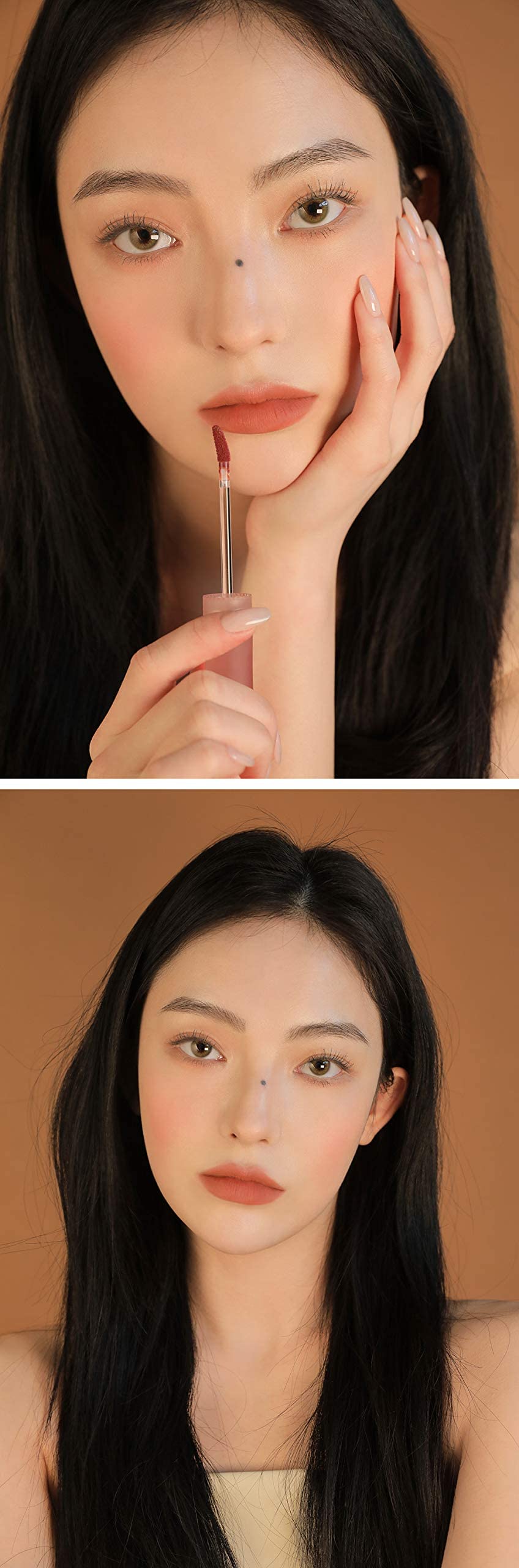 3CE BLUR WATER TINT(4.6g) soft lip with less smear with a blurry finish (#BREEZE WAY) with sun cream(1ml*3ea)