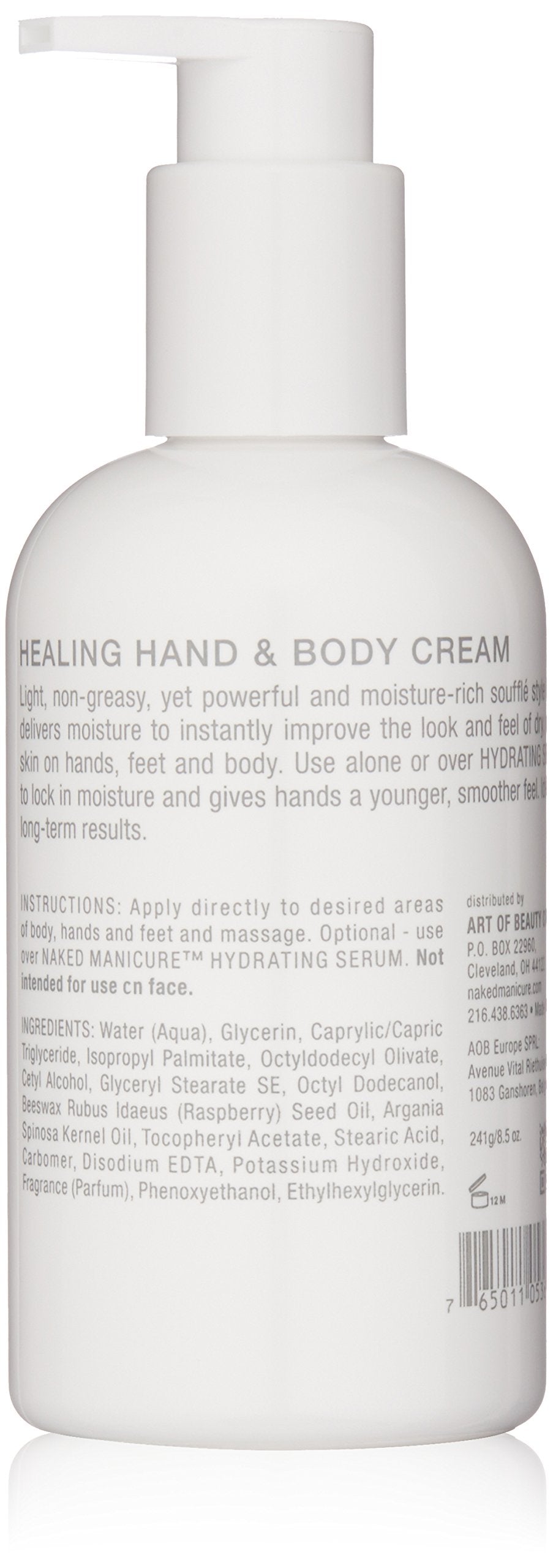 ZOYA Naked Manicure Healing Dry Skin Hand and Body Cream, 8.5 Fl. oz.