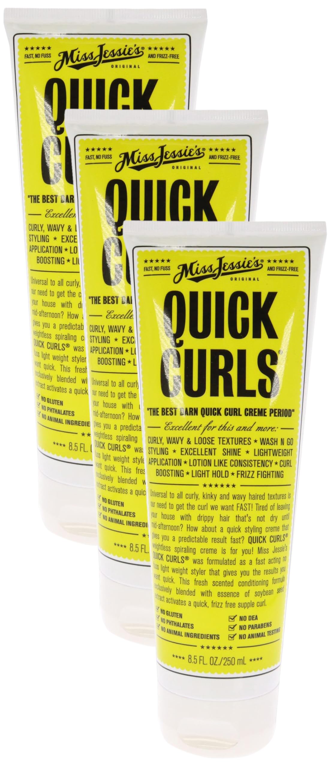 Miss Jessie's Quick Curls, 8.5 Fl Oz (Pack of 3)