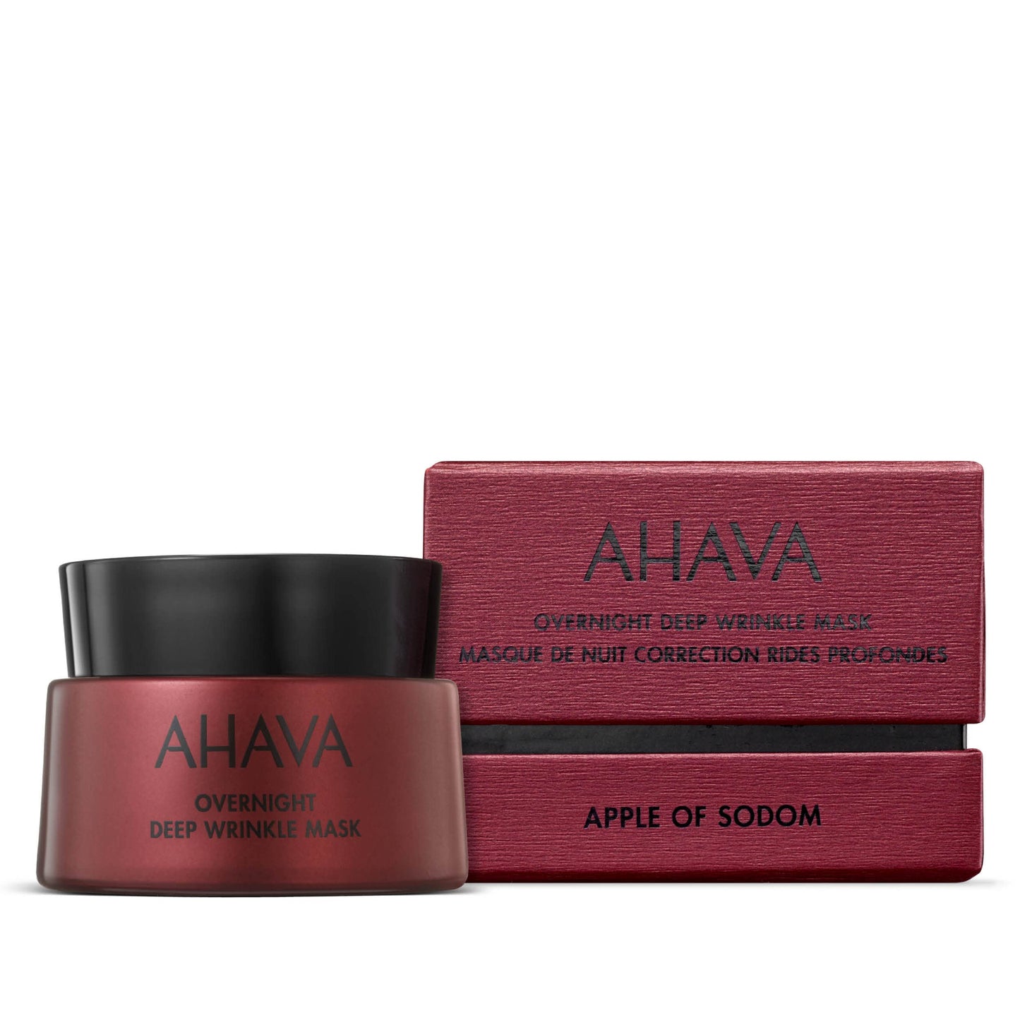 AHAVA Apple of Sodom Overnight Deep Wrinkle Anti-Aging Mask - Nourishing Gel-based Mask to Combat Deep Wrinkles, Restores Skin's Ability to Repair & Hydrates, includes exclusive Osmoter, 1.7 Fl.Oz